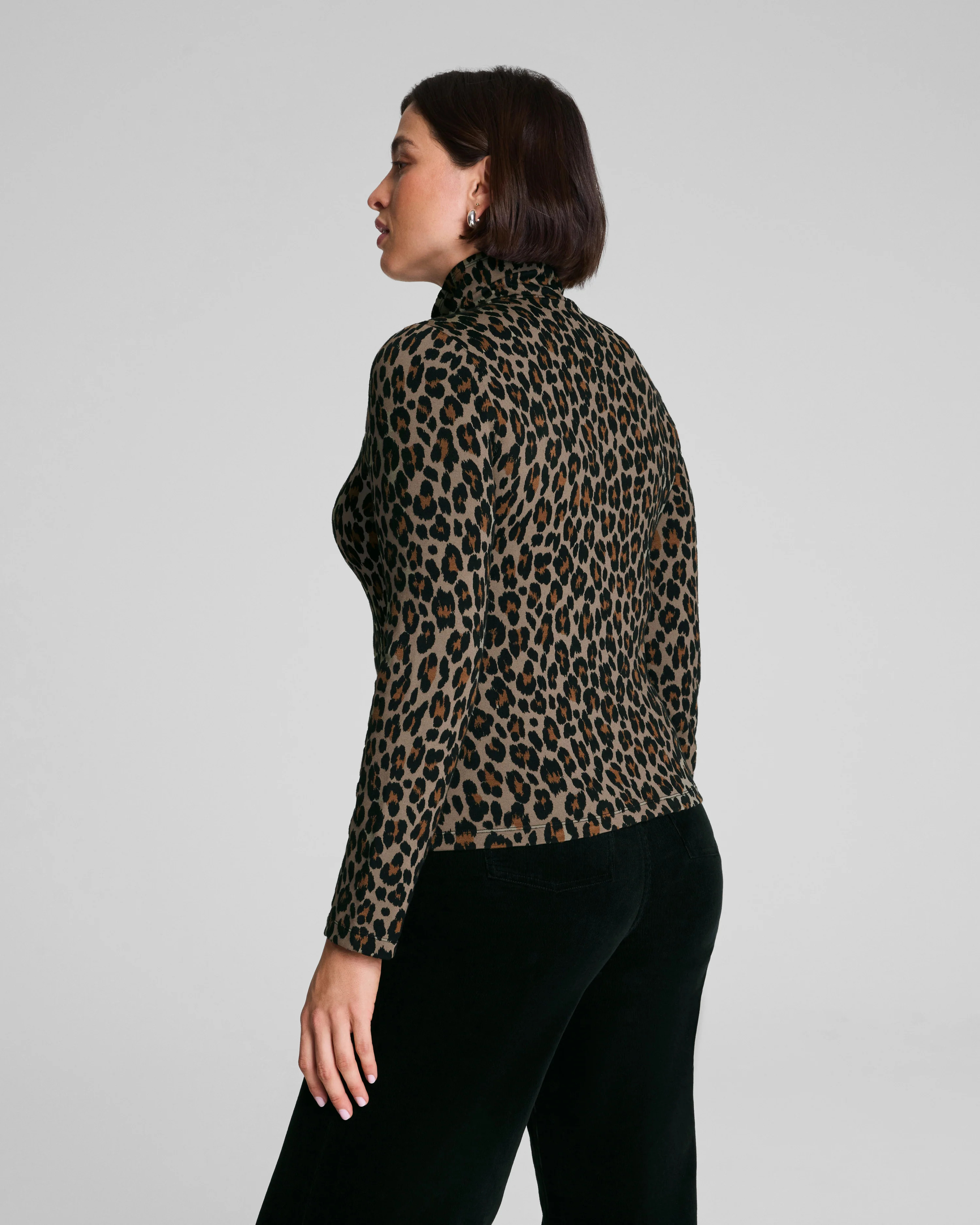 Ponte Jacquard Turtleneck | Spanx