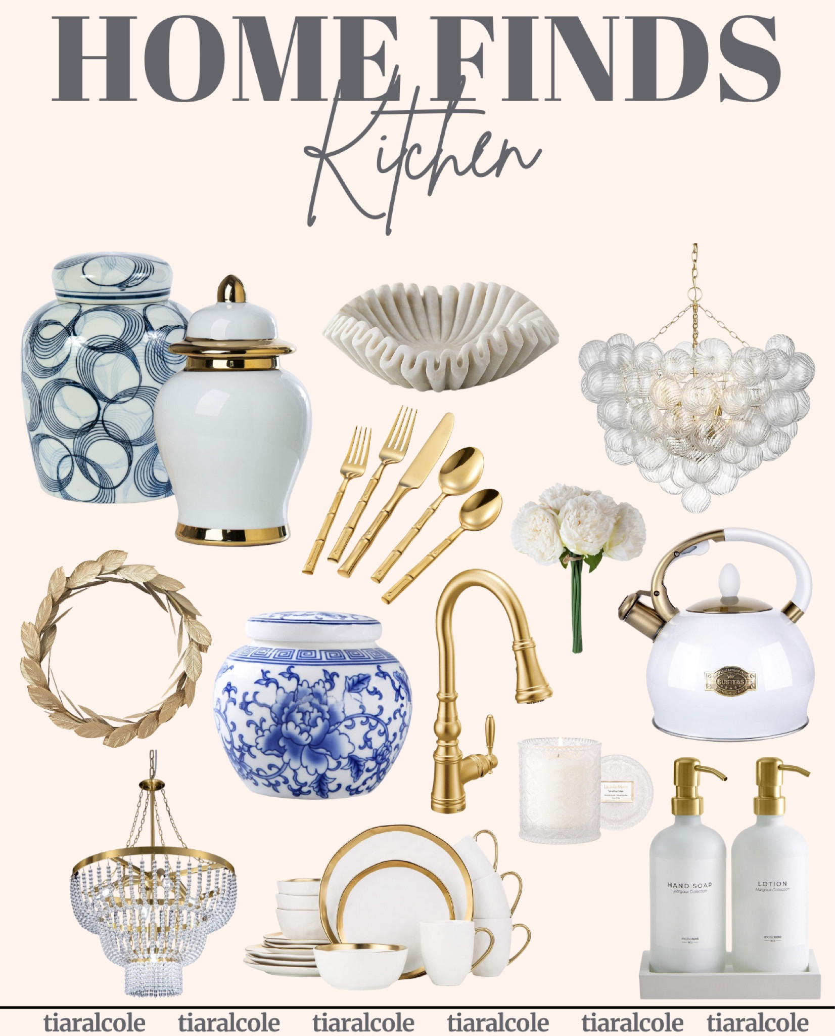 Transform your cooking haven with Home Finds Kitchen - where culinary dreams meet stylish designs! #KitchenGoals #HomeEssentials #AmazonFinds #HomeInspo #KitchenEssentials #HolidayKitchen #AmazonEssentials #GingerJar #FruitBowl #Utensils #Chandelier #FlowerVase #Kettle #Faucet #WallDecor #Candle #SoapDispenser #DinnerwareSet

#LTKHoliday #LTKSeasonal #LTKhome