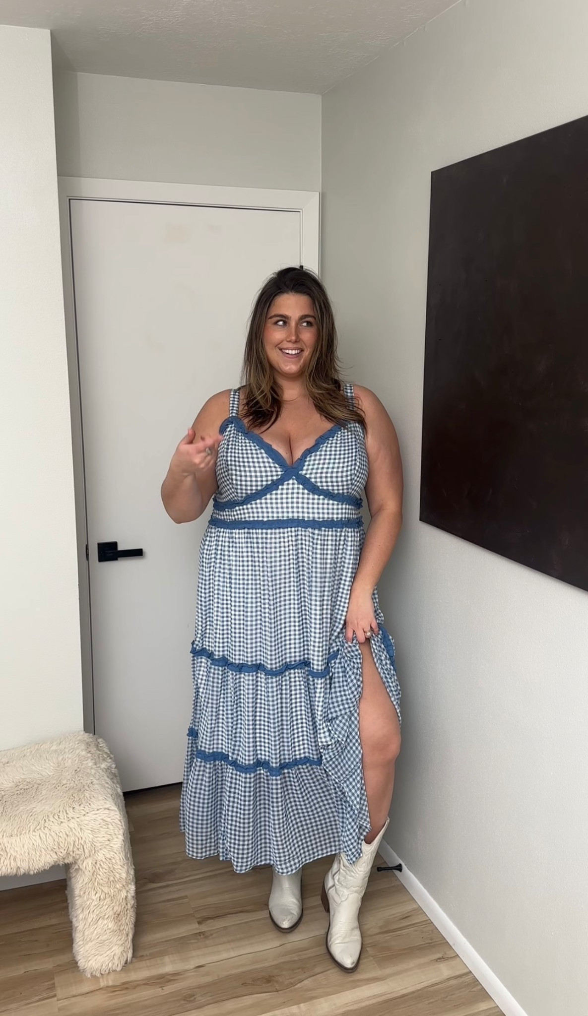 The most beautiful blue #torrid dress ! Size 2 (I’m a size 16/18)  

#LTKFestival #LTKootd #LTKMidsize