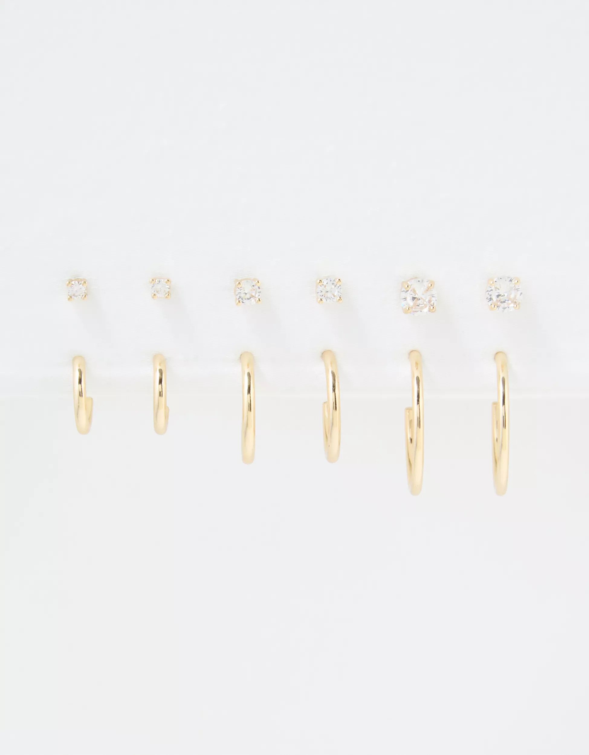 AEO Core Earrings 6-Pack | American Eagle Outfitters (US & CA)