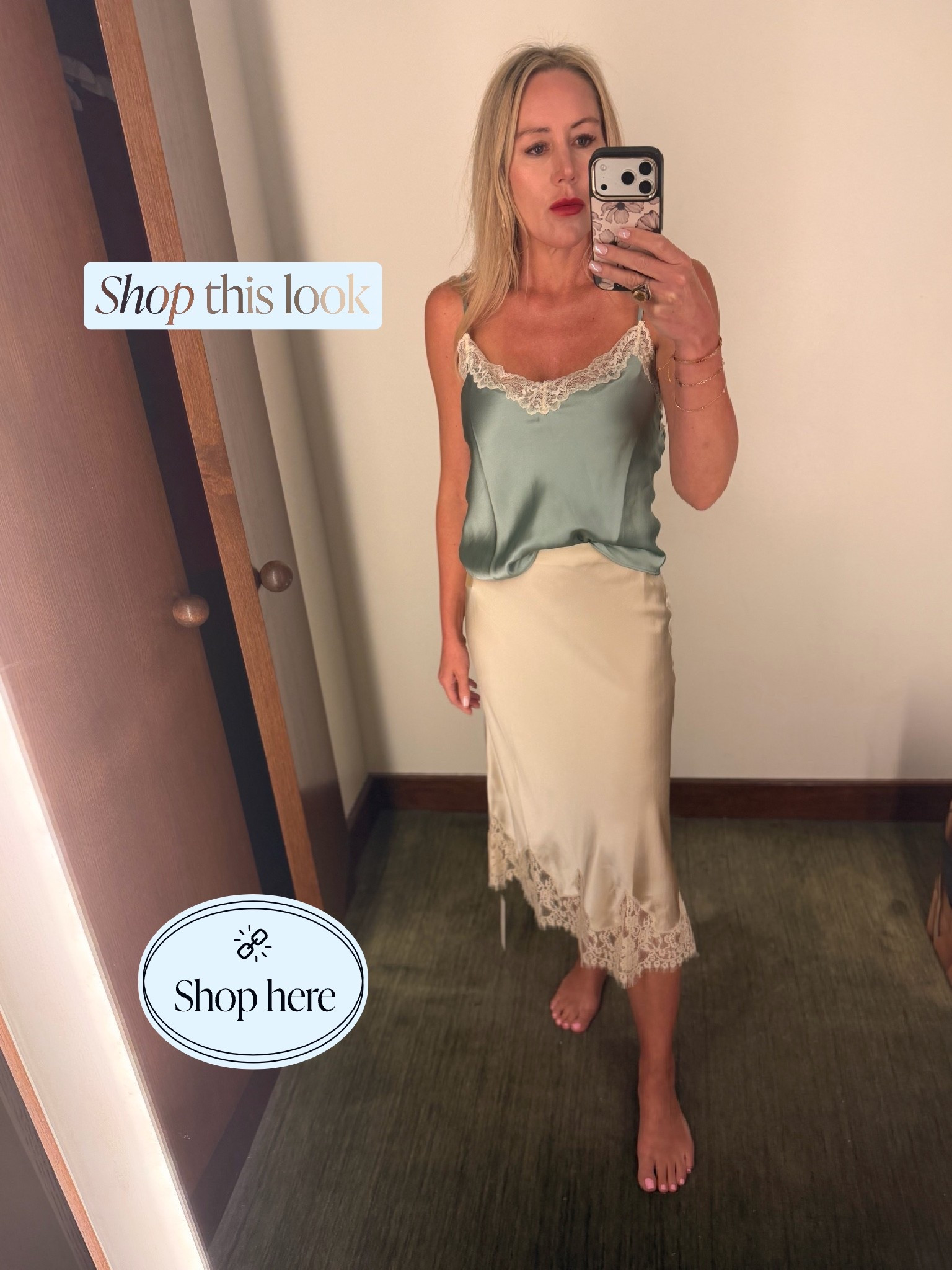 Absolutely obsessed with this reformation silk, cami and skirt🩵

#LTKWedding #LTKMothersDay #LTKootd