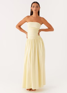 Carmel Maxi Dress - Yellow | Peppermayo (Global)