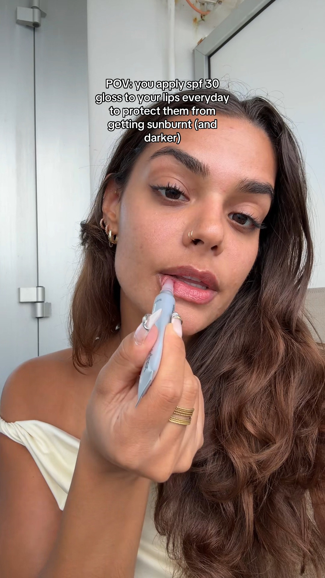 If you have dark lips (and they keep getting darker) it's most likely because you aren't protecting them from the sun.
I love prequel SPF lip gloss because the tint is so pretty and it doesn't taste like sunscreen! Tastes minty instead
Start protecting your lips so they stay bright with this duo!

#LTKBeauty #LTKgrwm #LTKselfcare