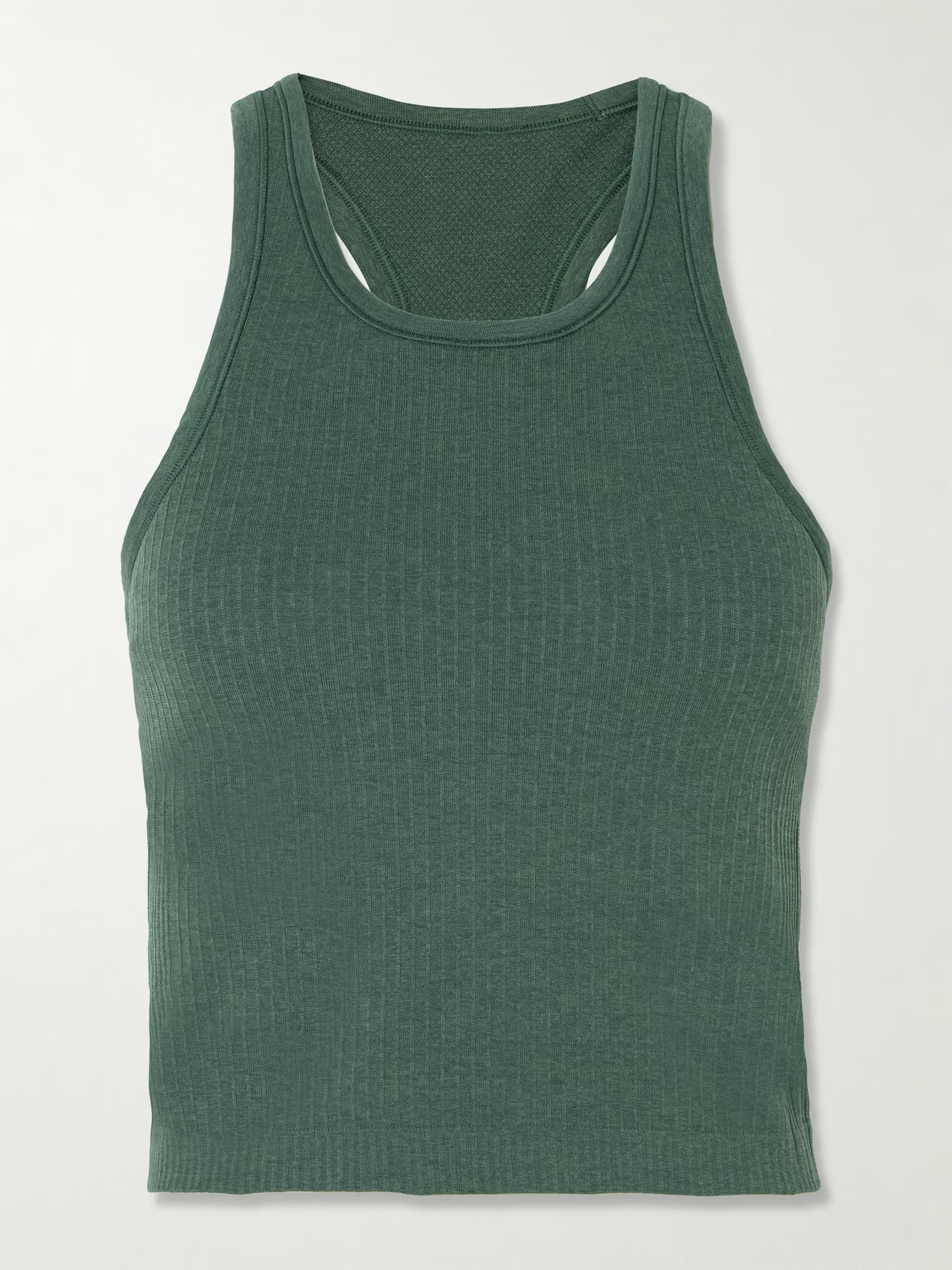 lululemon - Ebb To Street B/c Cropped Racerback Tank - Green | NET-A-PORTER (US)