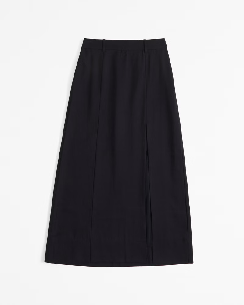 Women's Tailored Maxi Skirt | Women's Bottoms | Abercrombie.com | Abercrombie & Fitch (US)