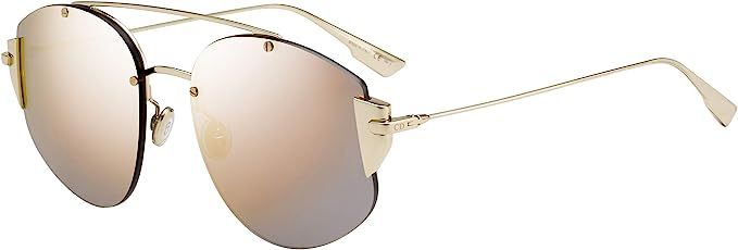 Dior DIOR STRONGER GOLD/GREY GOLD 58/18/145 women Sunglasses | Amazon (US)