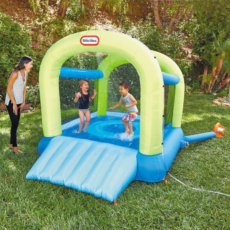 Little Tikes Splash 'n Spray Indoor/Outdoor 2-in-1 Inflatable Bouncer | Target