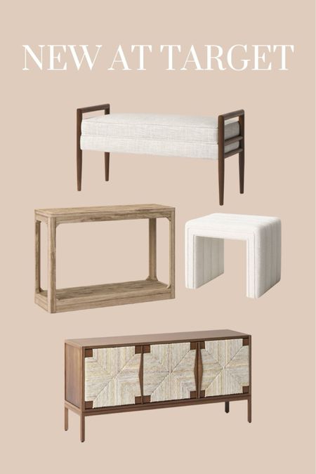 New furniture at Target. Console tables, benches and ottomans. @target

#LTKhome