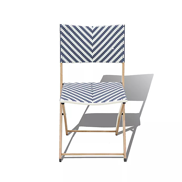 Bee & Willow™ Home Nantucket Wicker Folding Chair | Bed Bath & Beyond | Bed Bath & Beyond
