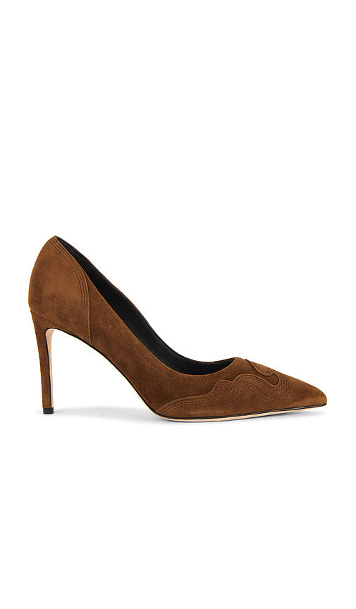 L'AGENCE Amandine Pump in Brown. Size 7.5. Also in 6.5, 9.5. | Revolve Clothing (Global)