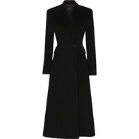 Cashmere/Wool Coat in Black - Dulcima | Lalage Beaumont