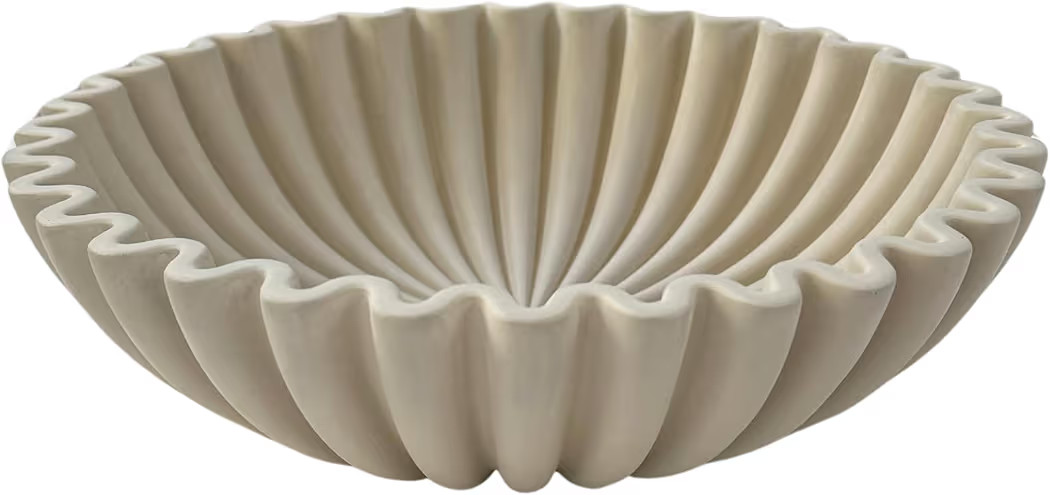 OAKOA Concrete Decorative Bowl - Organic Modern Home Decor Bowl - Decorative Objects - Cement Fru... | Amazon (US)