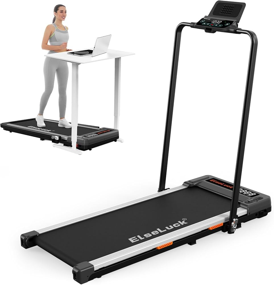 Elseluck Walking Pad, Under Desk Treadmill for Home Office, 2 in 1 Portable Walking Treadmill wit... | Amazon (US)