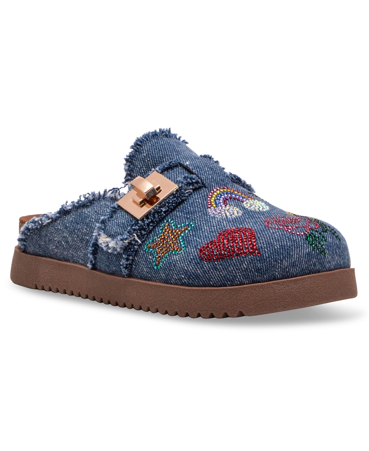 Steve Madden Little and Big Girls J-Moneyyr Slip On Clogs - Denim | Macy's
