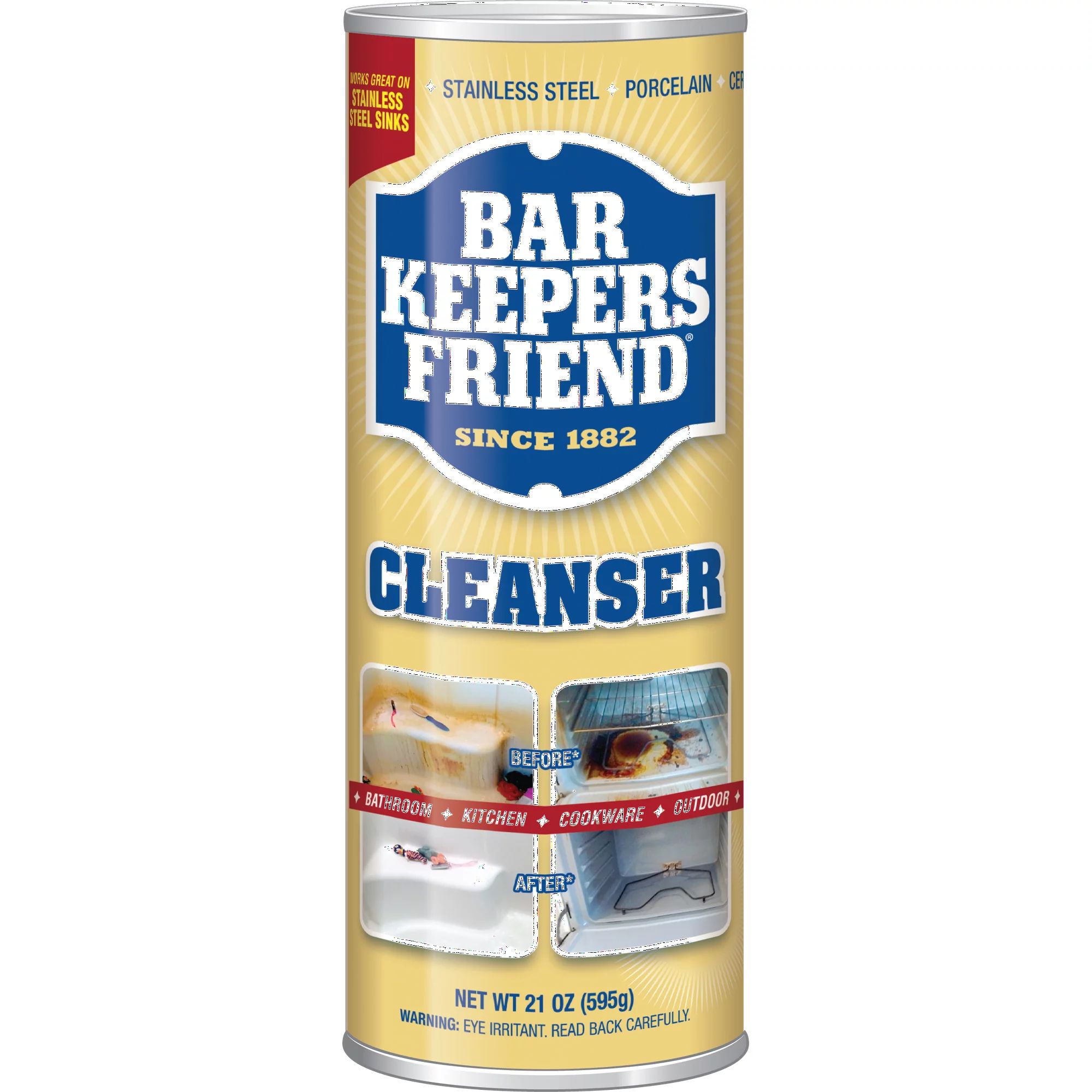 Bar Keepers Friend Cleanser Powder, 21oz | Walmart (US)