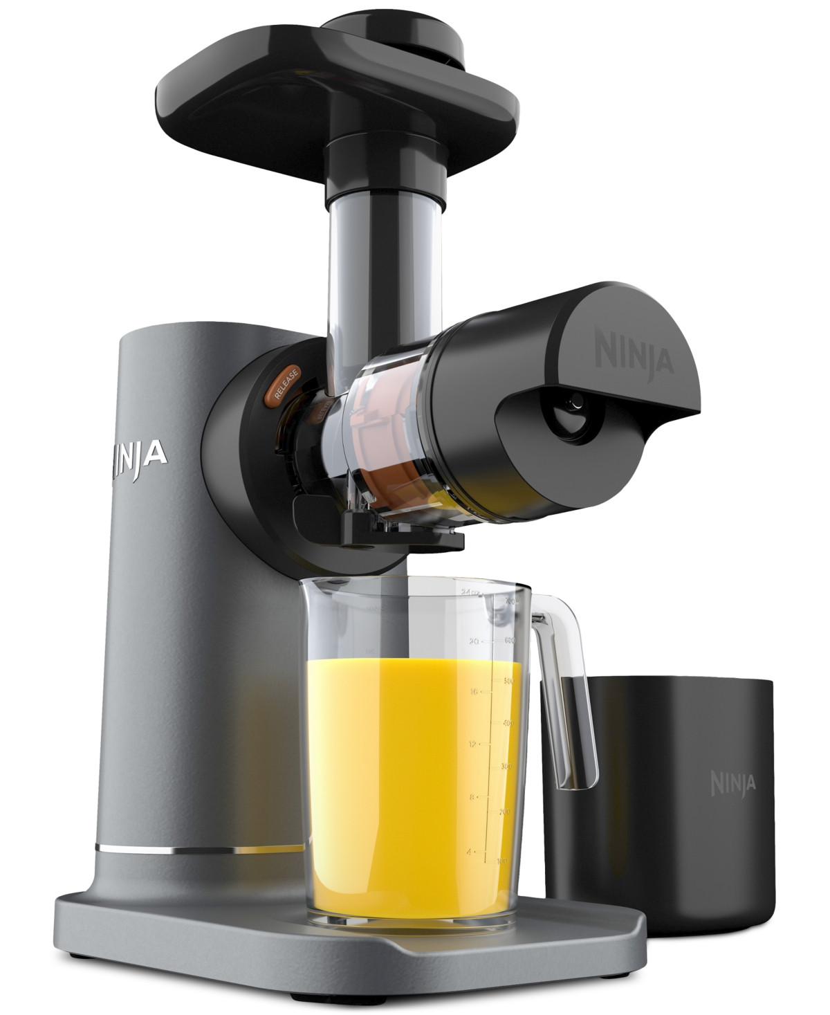 Ninja NeverClog Cold Press Juicer, Powerful Slow Juicer, Total Pulp Control, Easy to Clean, Compact - JC151 - Charcoal | Macy's