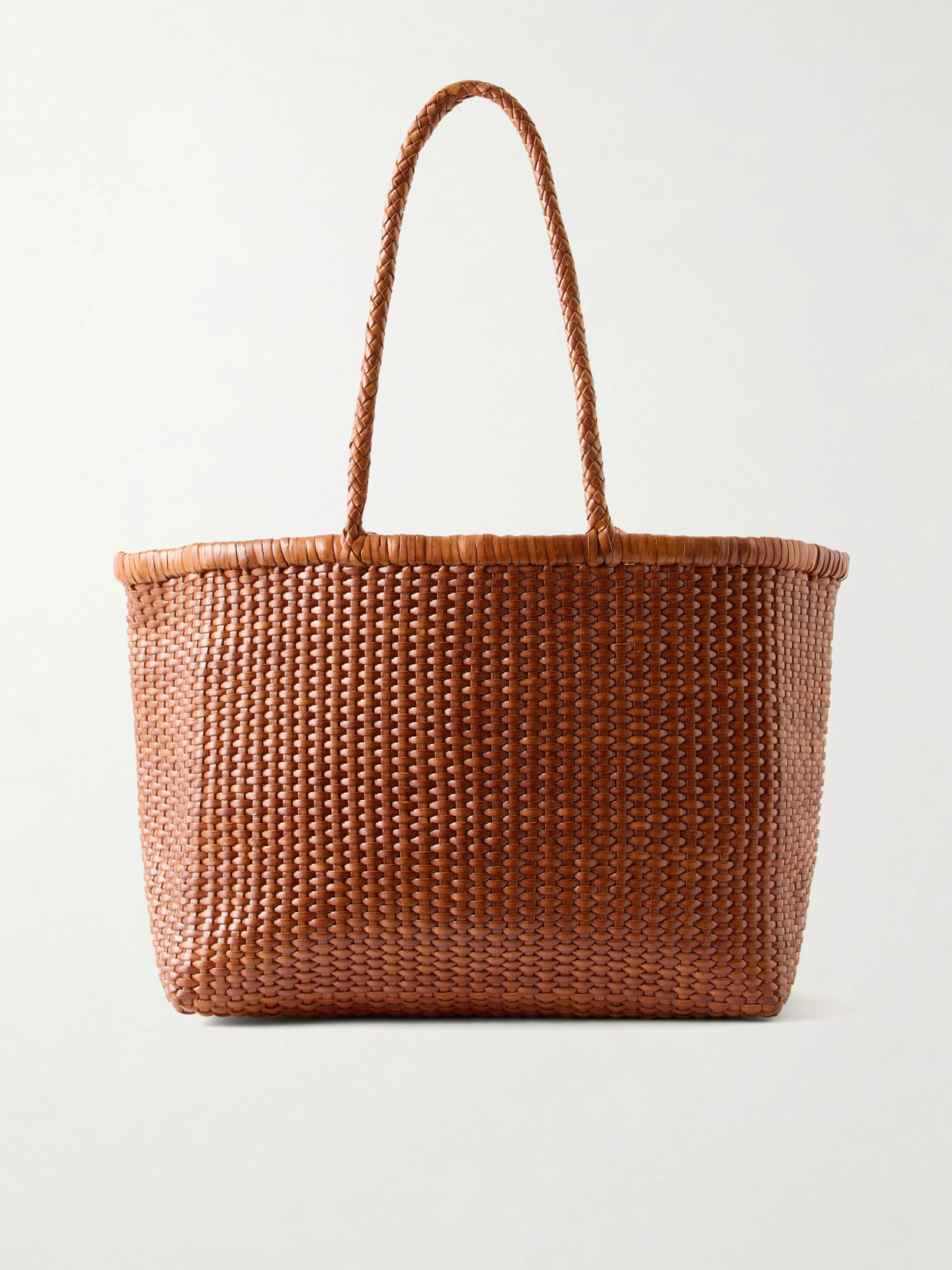 Dragon Diffusion - B Weave Leather Tote - Tan | NET-A-PORTER (UK & EU)