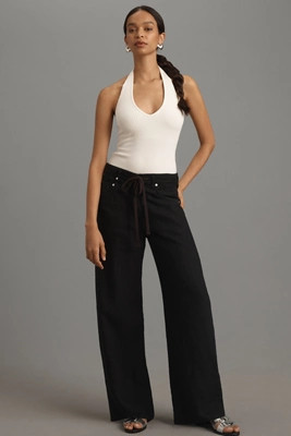 Citizens of Humanity Brynn Drawstring Linen Trouser Pants | Anthropologie (US)