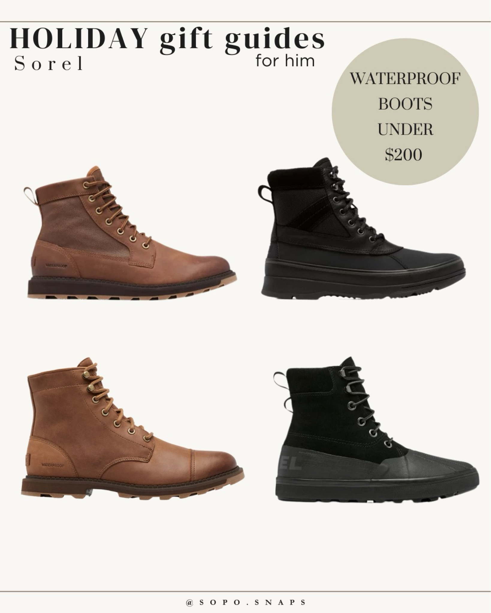 Sorel boots for him! 

#LTKmens #LTKCyberWeek #LTKGiftGuide