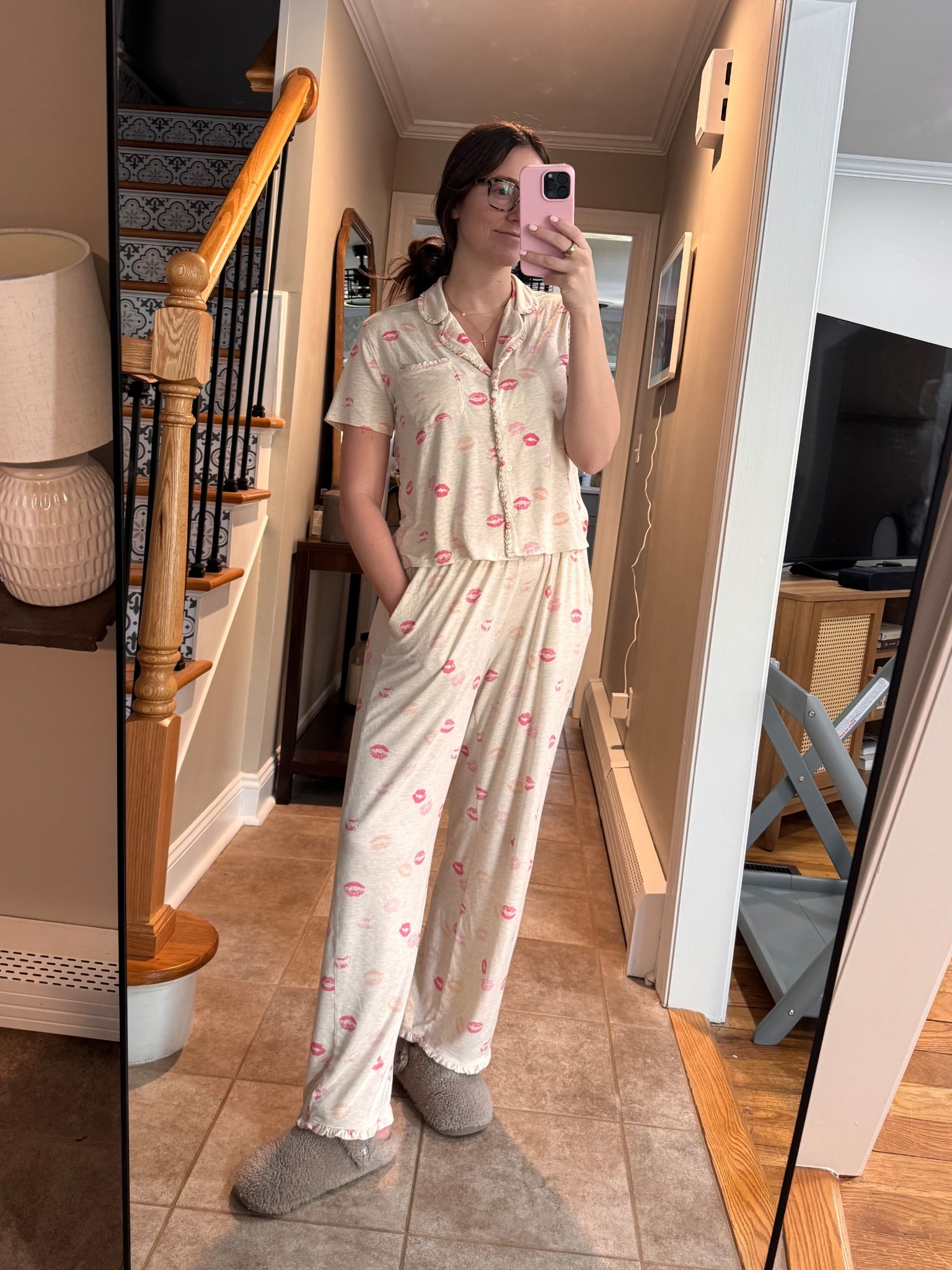 Cutie Aerie pajamas are on sale! I’m wearing size M 

#LTKSaleAlert #LTKValentine