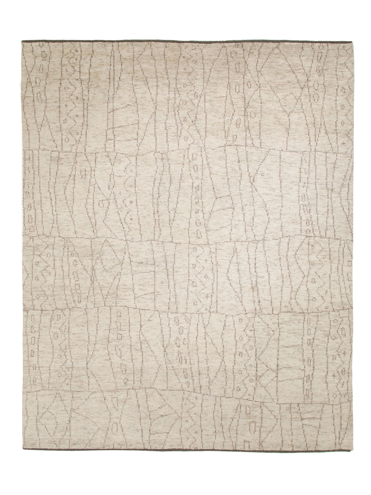 7x9 Wool Blend Luxury Hand Knotted Area Rug | TJ Maxx