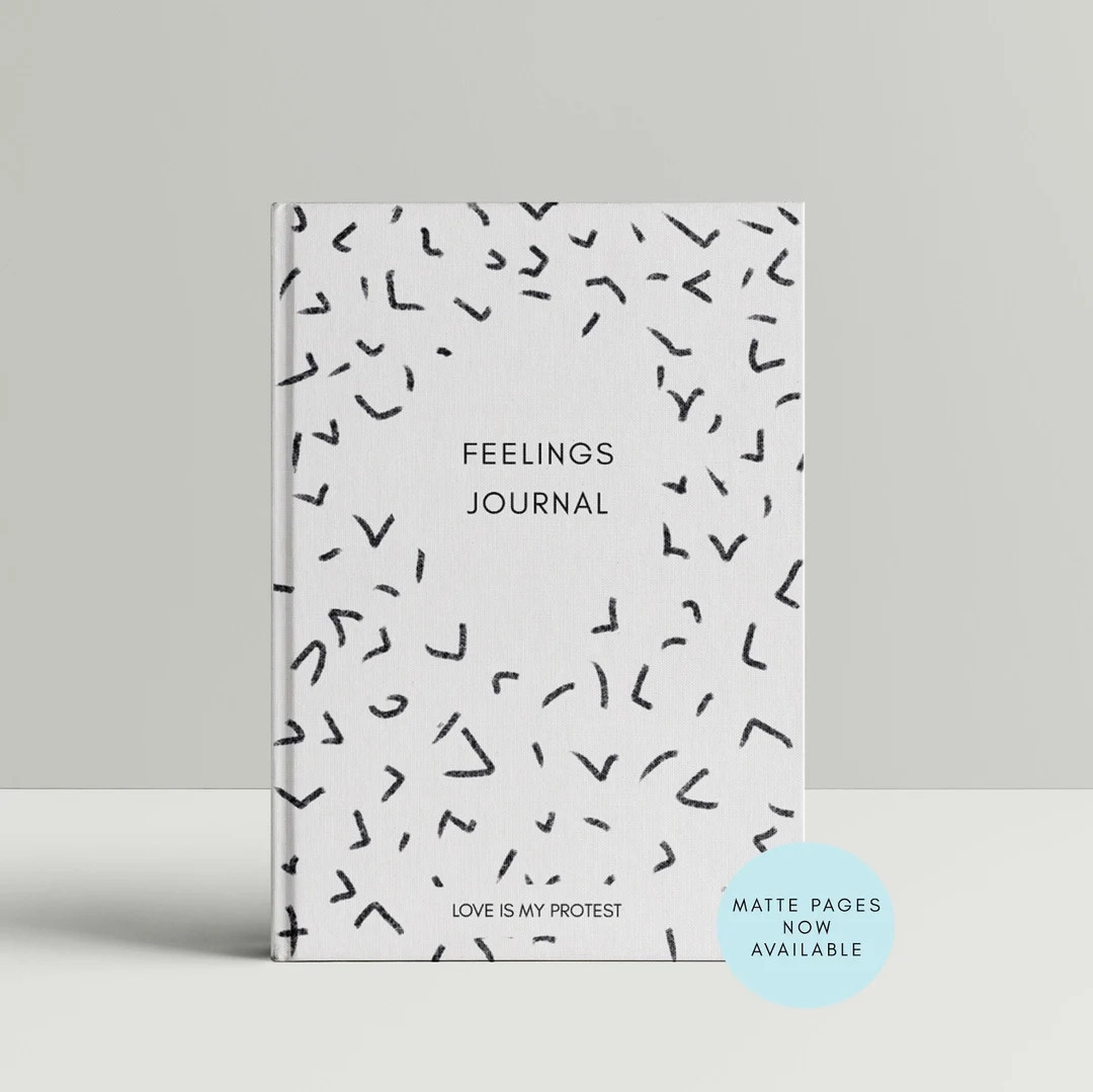 Feelings Journal  Emotions Journal Hardcover Journal - Etsy | Etsy (US)