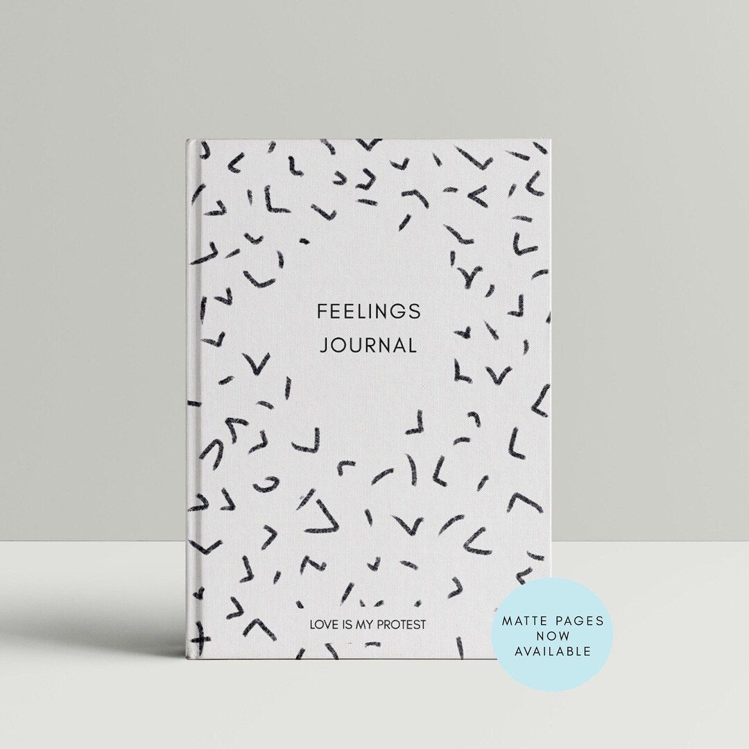 Feelings Journal  Emotions Journal Hardcover Journal - Etsy | Etsy (US)