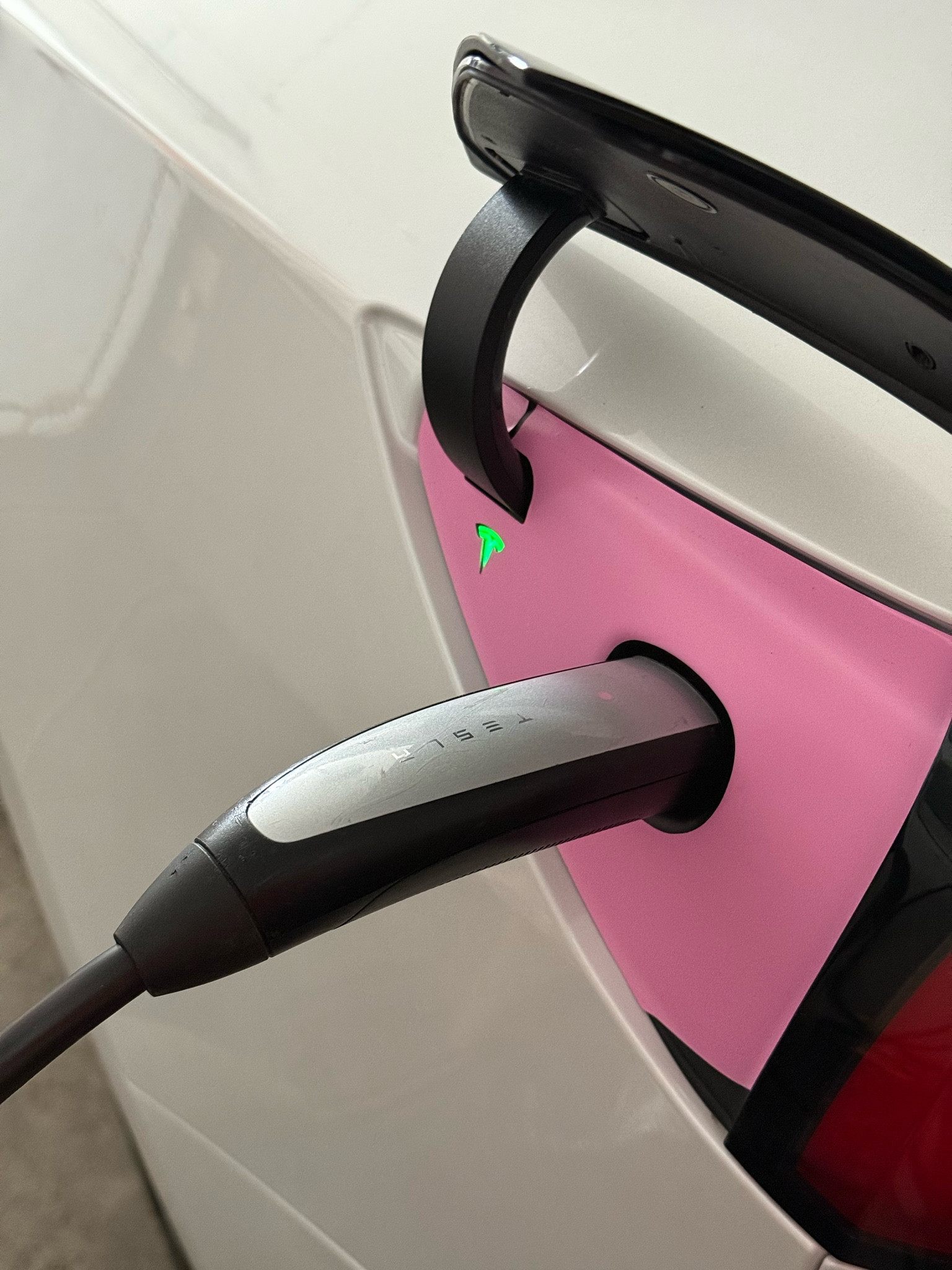 Tesla pink charging port cover 

#LTKTravel #LTKdayinmylife #LTKU