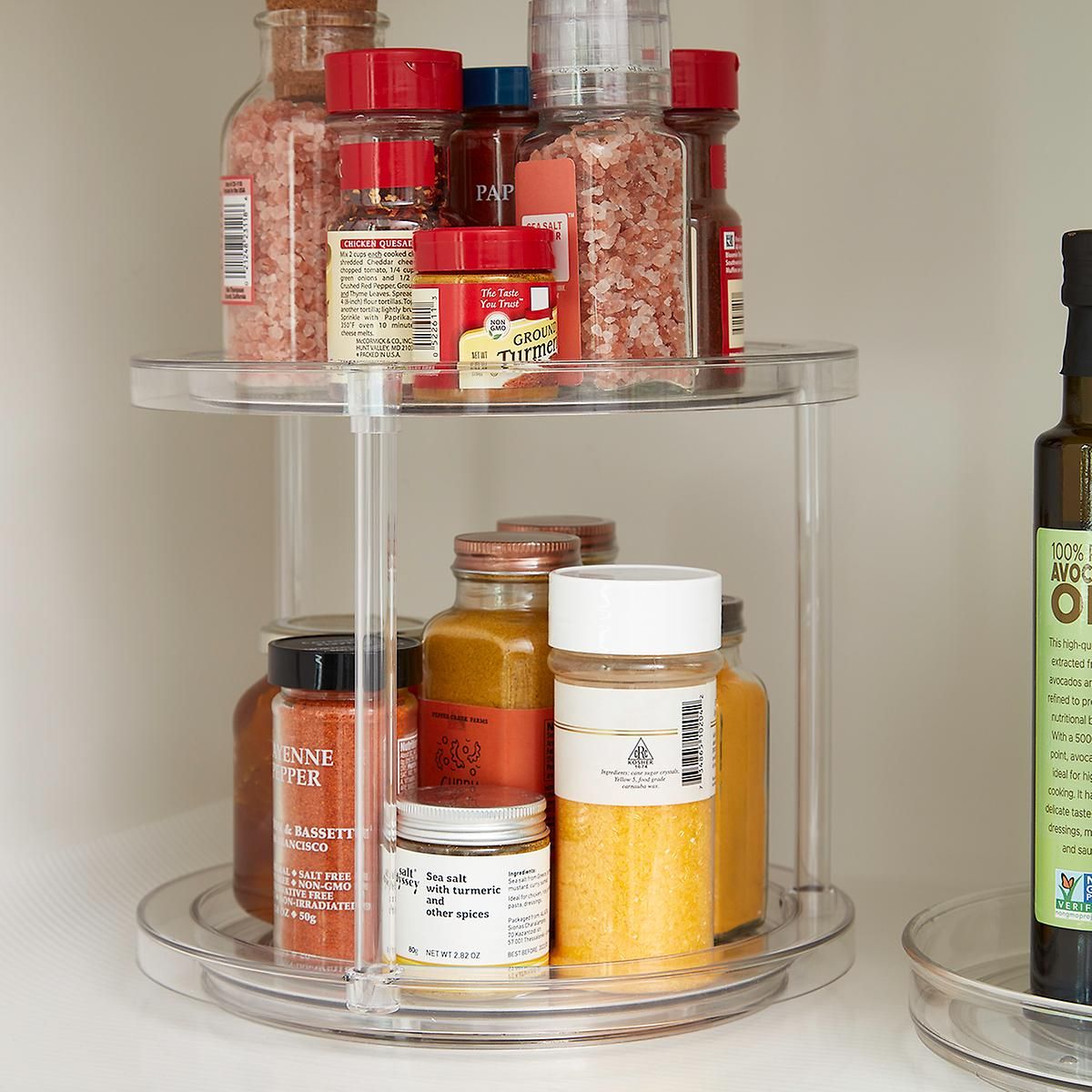 The Home Edit by iDesign 2-Tier Lazy Susan | The Container Store