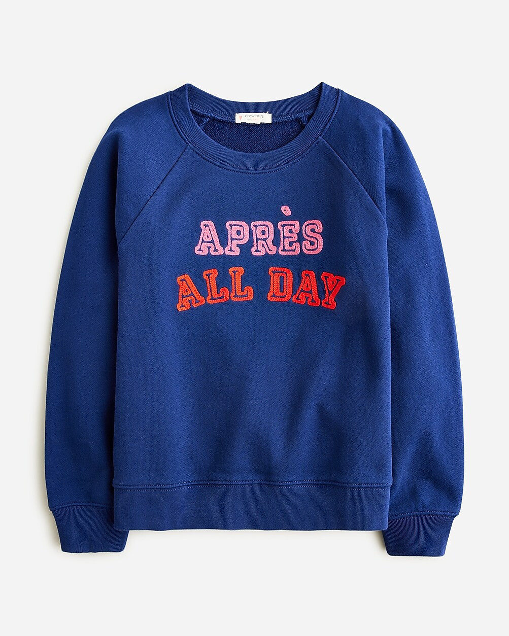 Girls' "après all day" sweatshirt | J. Crew US