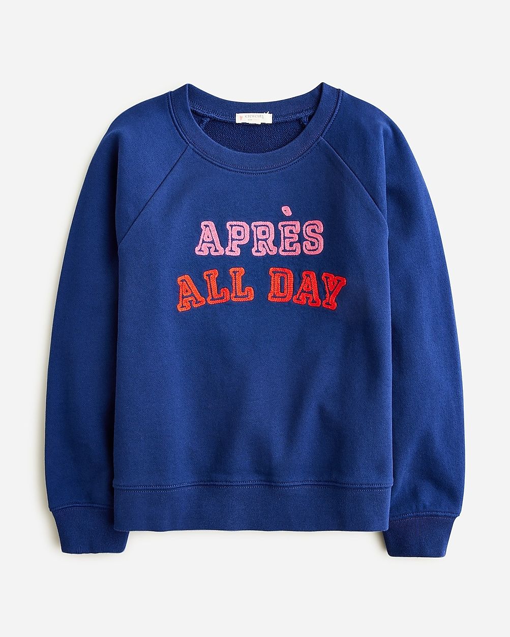 Girls' "après all day" sweatshirt | J.Crew US
