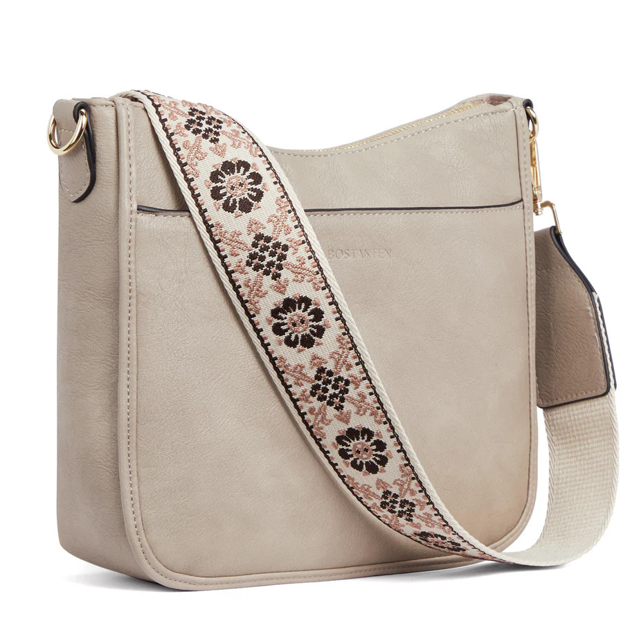 Nola Colorful straps Medium Hobo Crossbody Bag | Bostanten