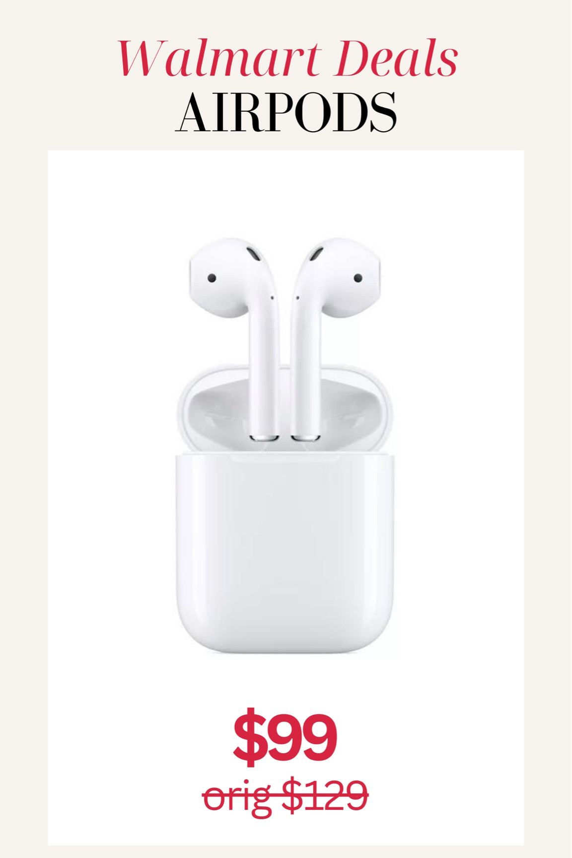 AirPods on major sale at Walmart!! #IYWYK #walmartpartner #walmartfinds @walmart

#LTKGiftGuide #LTKHoliday #LTKsalealert