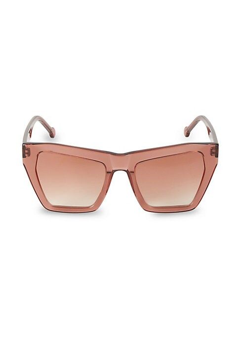 Colors in Optics Women's 55MM Stanton Cateye Sunglasses - Rootbeer | Saks Fifth Avenue