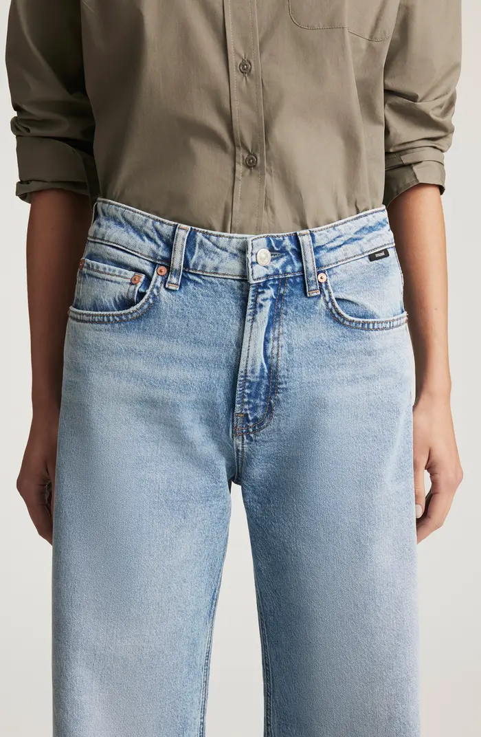 Florida Cuffed Wide Leg Jeans | Nordstrom