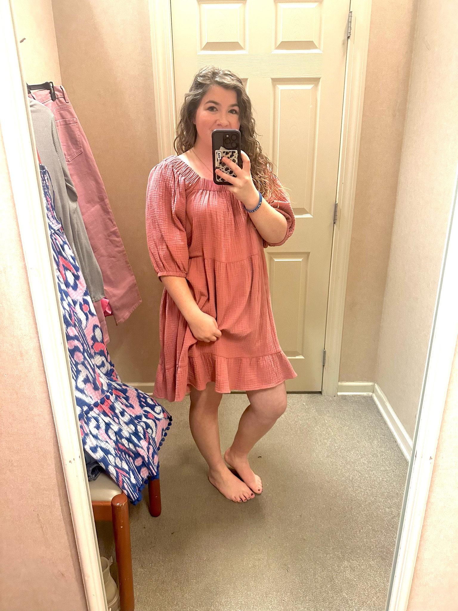 Tiered pink dress! 

#LTKsalealert #LTKstyletip #LTKbeauty