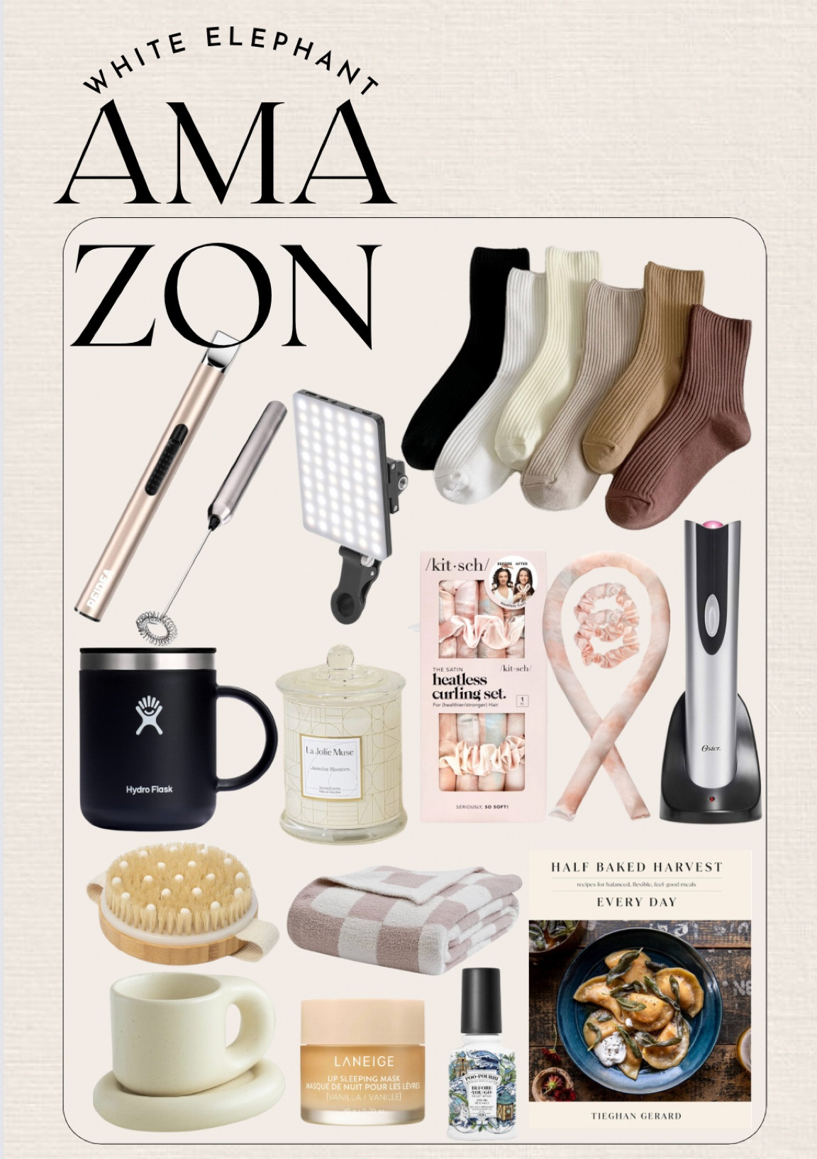 White elephant gift ideas from amazon 🐘

Gift guide 
Amazon gift guide
Amazon roundup 
White elephant 
Gifts under $50
Holiday finds
Christmas gifts 

#LTKGiftGuide #LTKSeasonal #LTKfindsunder100