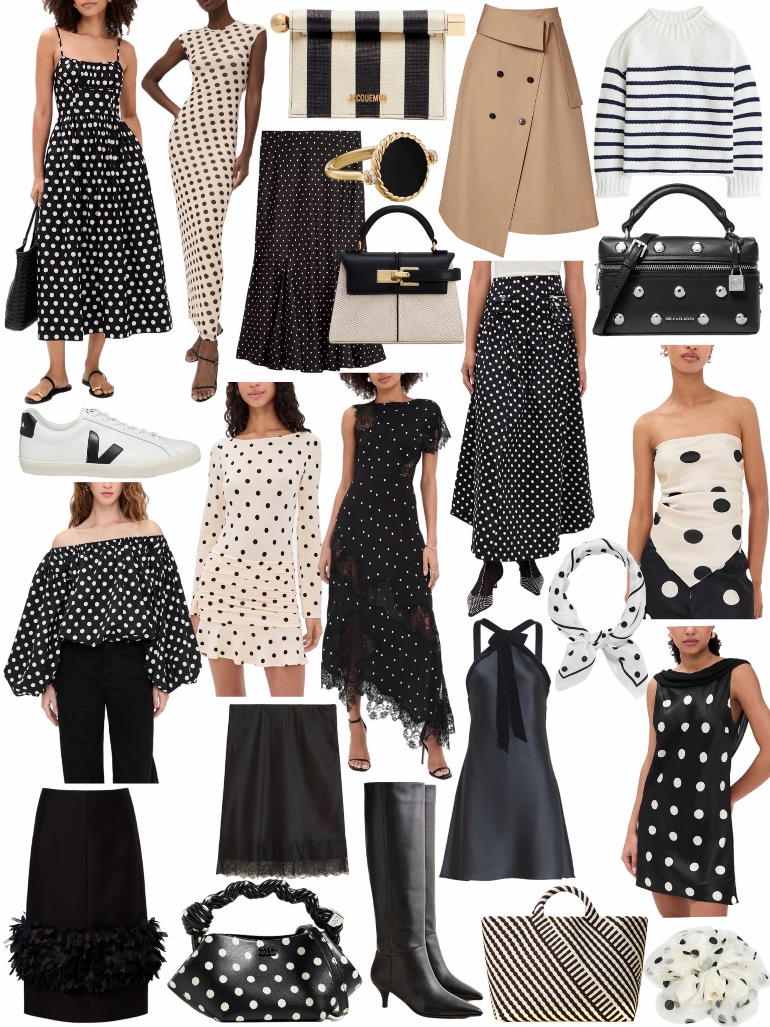 Chic black and white finds. Love these outfit ideas, black dresses, and accessories for the season ahead. 

#LTKFindsUnder100 #LTKOver40 #LTKSeasonal