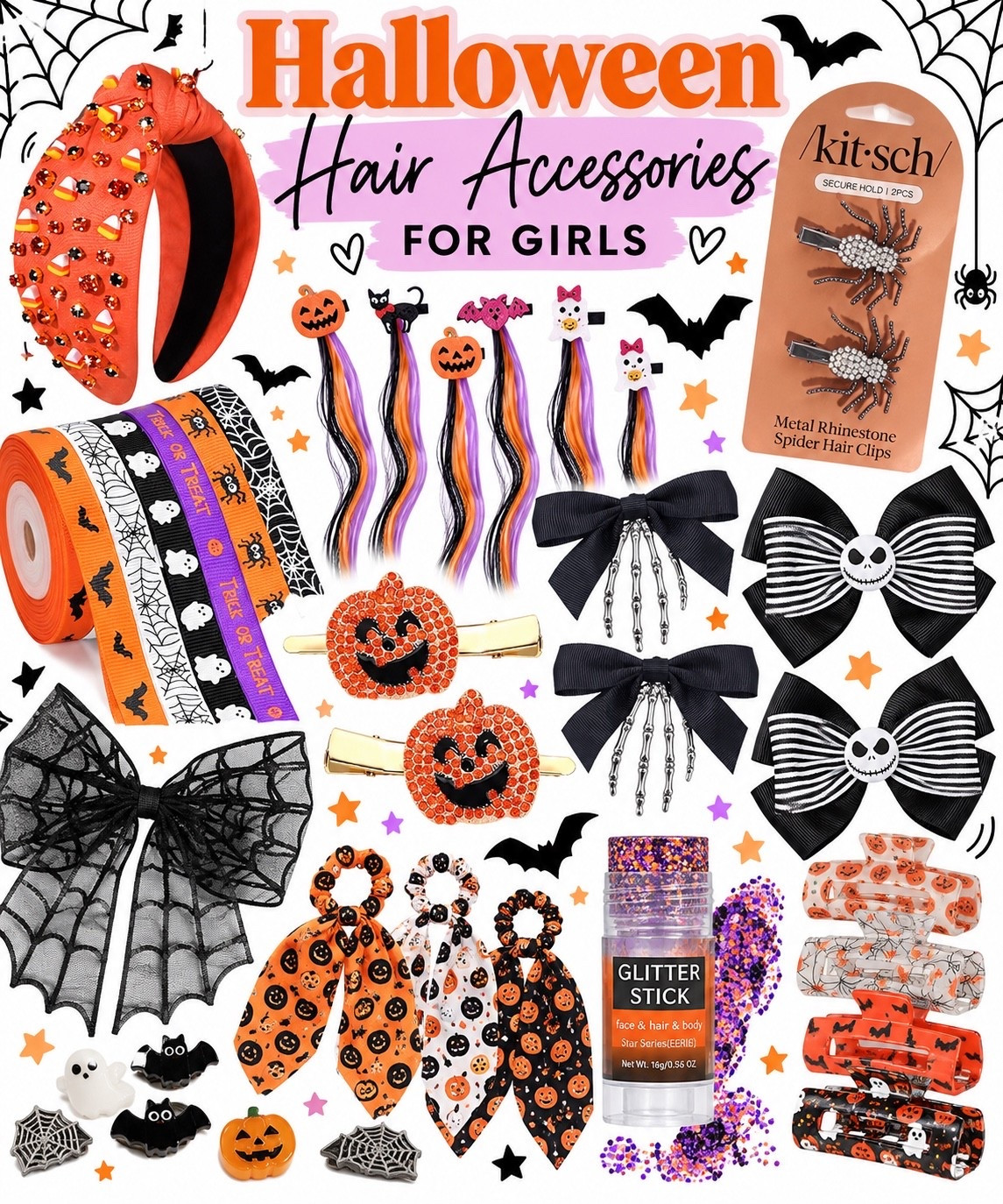 Halloween hair accessories for girls

#LTKKids #LTKBeauty