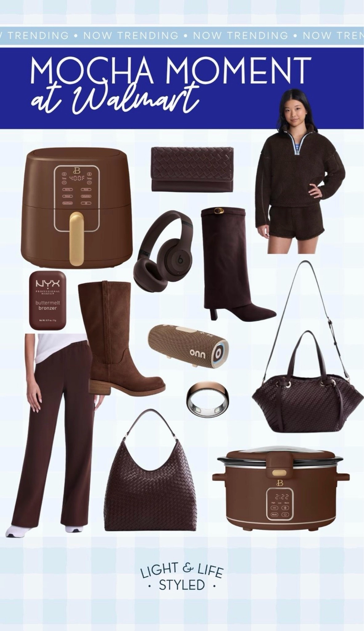 MOCHA MOMENT at Walmart!!!🤎 From cozy fall outfits and boots to woven bags, beauty, and kitchen finds!

fall fashion, fall outfit, purse, handbag, home, gifts for her, boots, pants, walmart 

 #LTKootd #LTKSeasonal #LTKSaleAlert