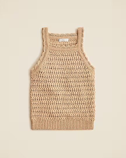 Montauk crochet tank top | J. Crew US