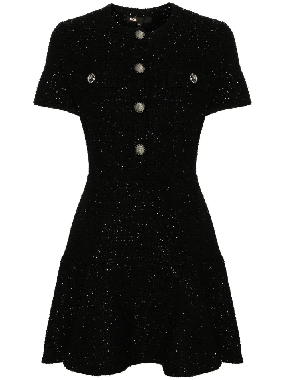 Maje Tweed-Minikleid - Farfetch | Farfetch Global