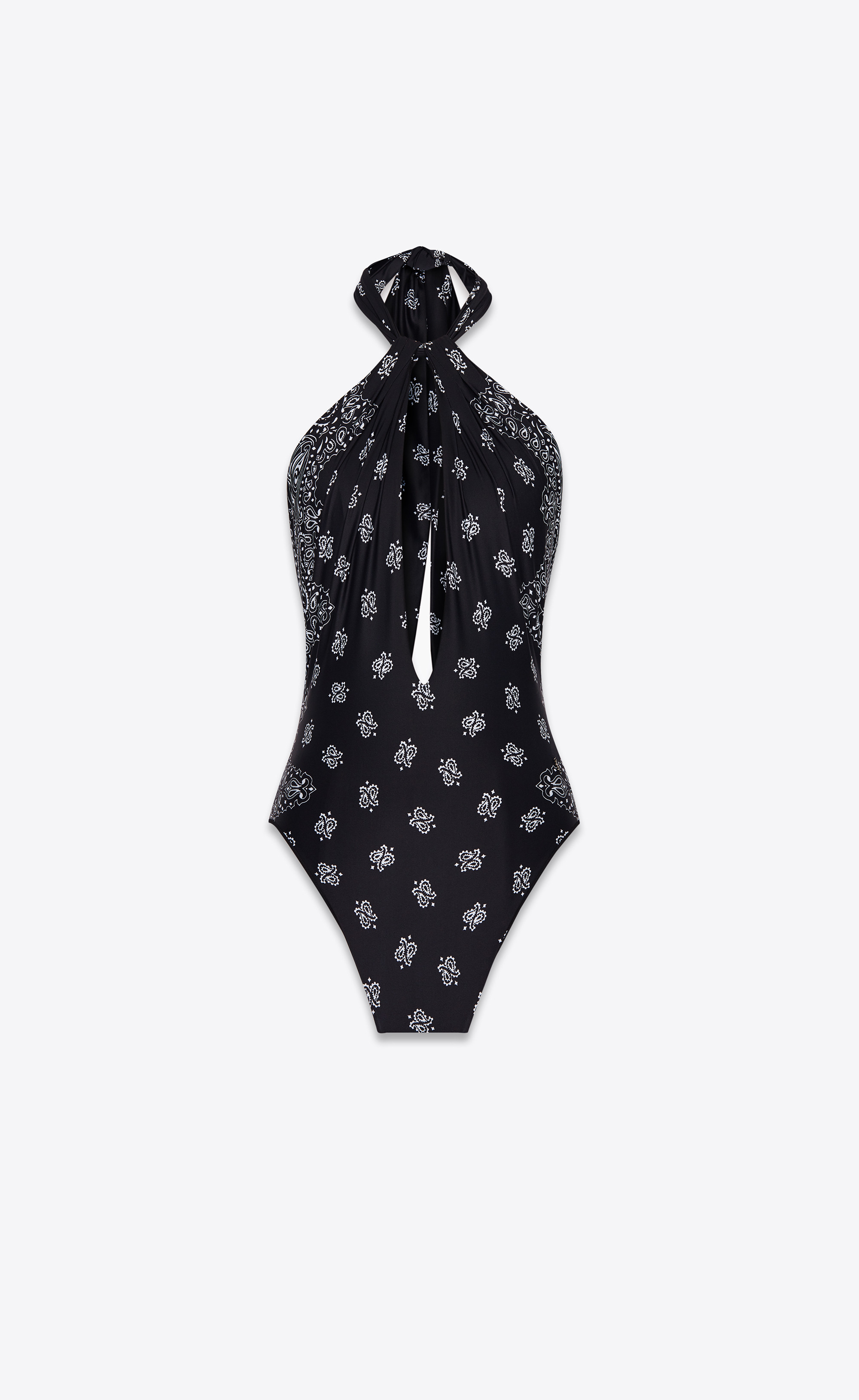 Swimsuits Bandana Print Bathing Suit Black 2 | Saint Laurent Inc. (Global)