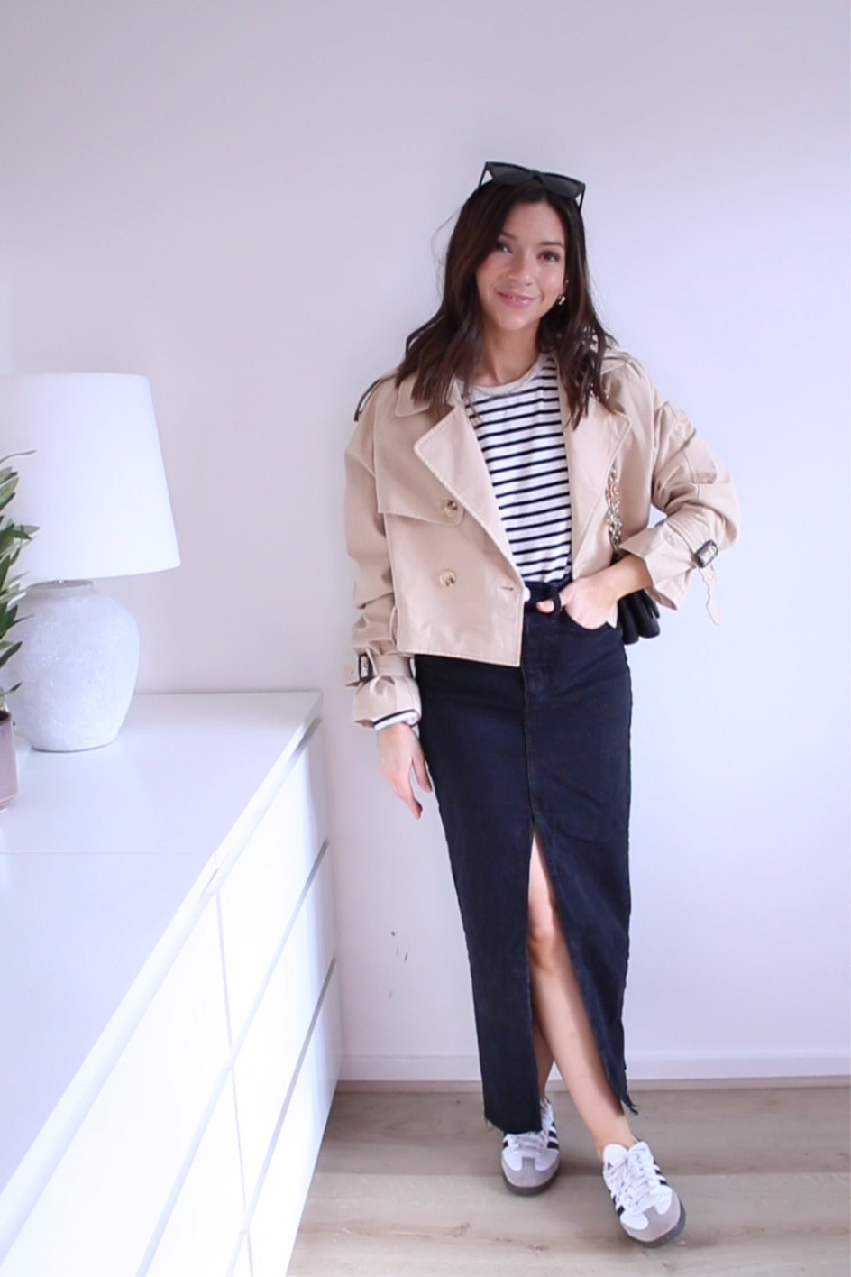 Spring outfits 🌸

Cropped trench : pretty little thing (wearing a size 8)
Stripe top : Zara 
Skirt : Stradivarius (wearing a size 6- it’s not petite but still works) 
Shoes : adidas sambas 

Spring outfits, denim maxi skirt, cropped trench outfit, outfit ideas, trench coat ideas, stripe top, 

#LTKfindsunder50 #LTKeurope #LTKSeasonal