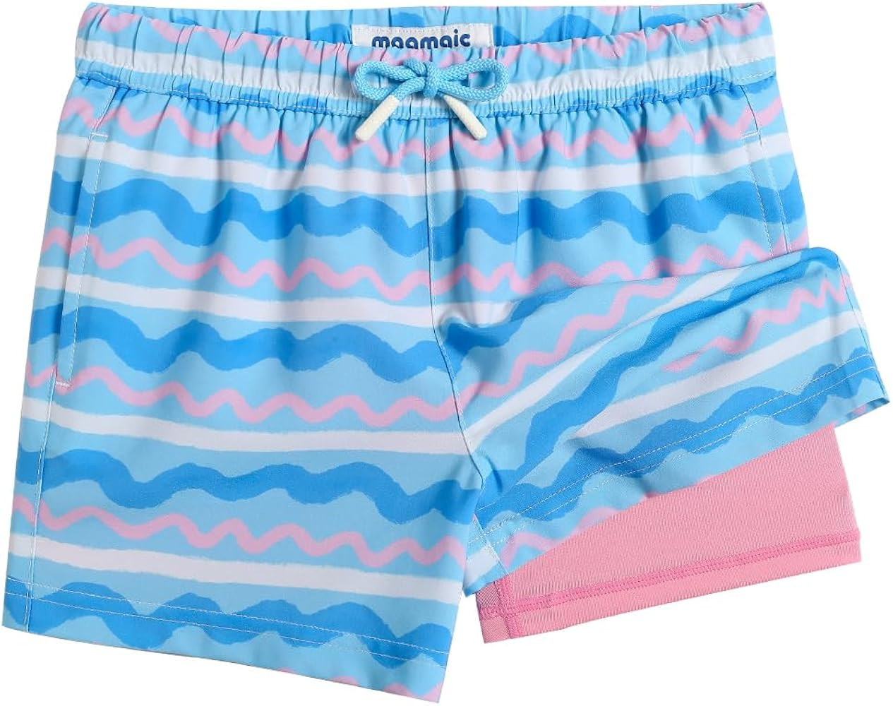 maamgic Boys Swim Trunks with Compression Liner Toddler Boy Swimsuit Quick Dry 4-Way Stretch Swim... | Amazon (US)