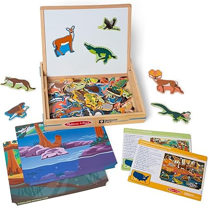 Melissa & Doug National Parks Wooden Picture Matching Magnetic Game - FSC Certified | Amazon (US)