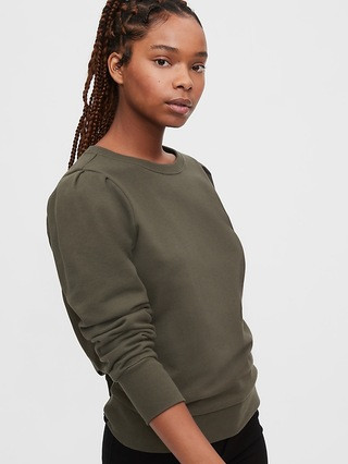 Puff Sleeve Crewneck Sweatshirt | Gap (US)