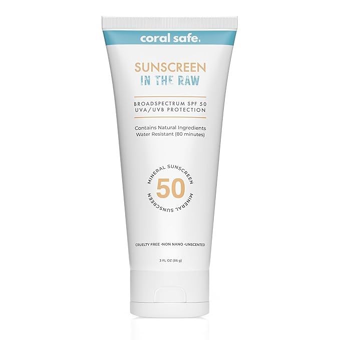 Reef Safe Sunscreen Travel Lotion SPF 50 - Mexico & Hawaii 104 Reef Act Compliant, Biodegradable,... | Amazon (US)