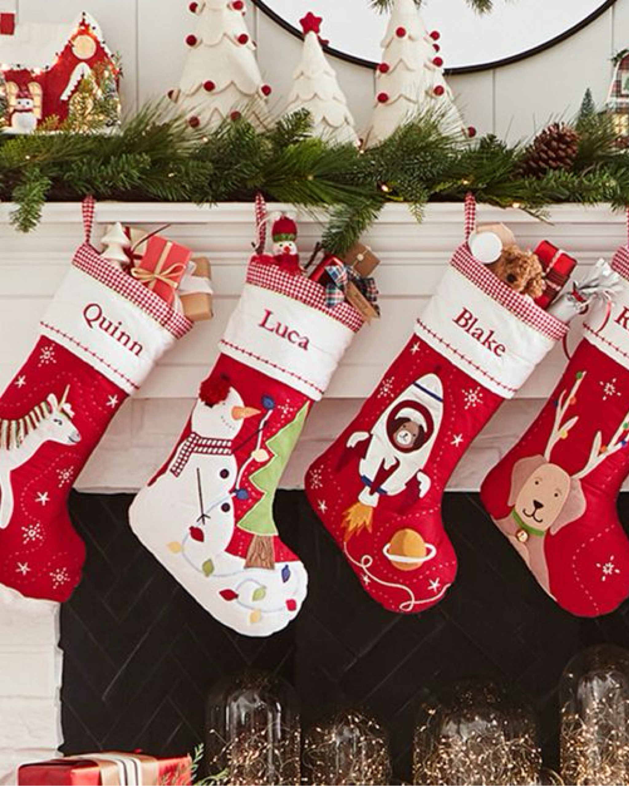 These are the cutest quilted Christmas stockings and so many adorable designs are available to choose from. These keepsakes can be personalized with names for the entire family and they will be adored by everyone.

#LTKHoliday #LTKkids #LTKhome