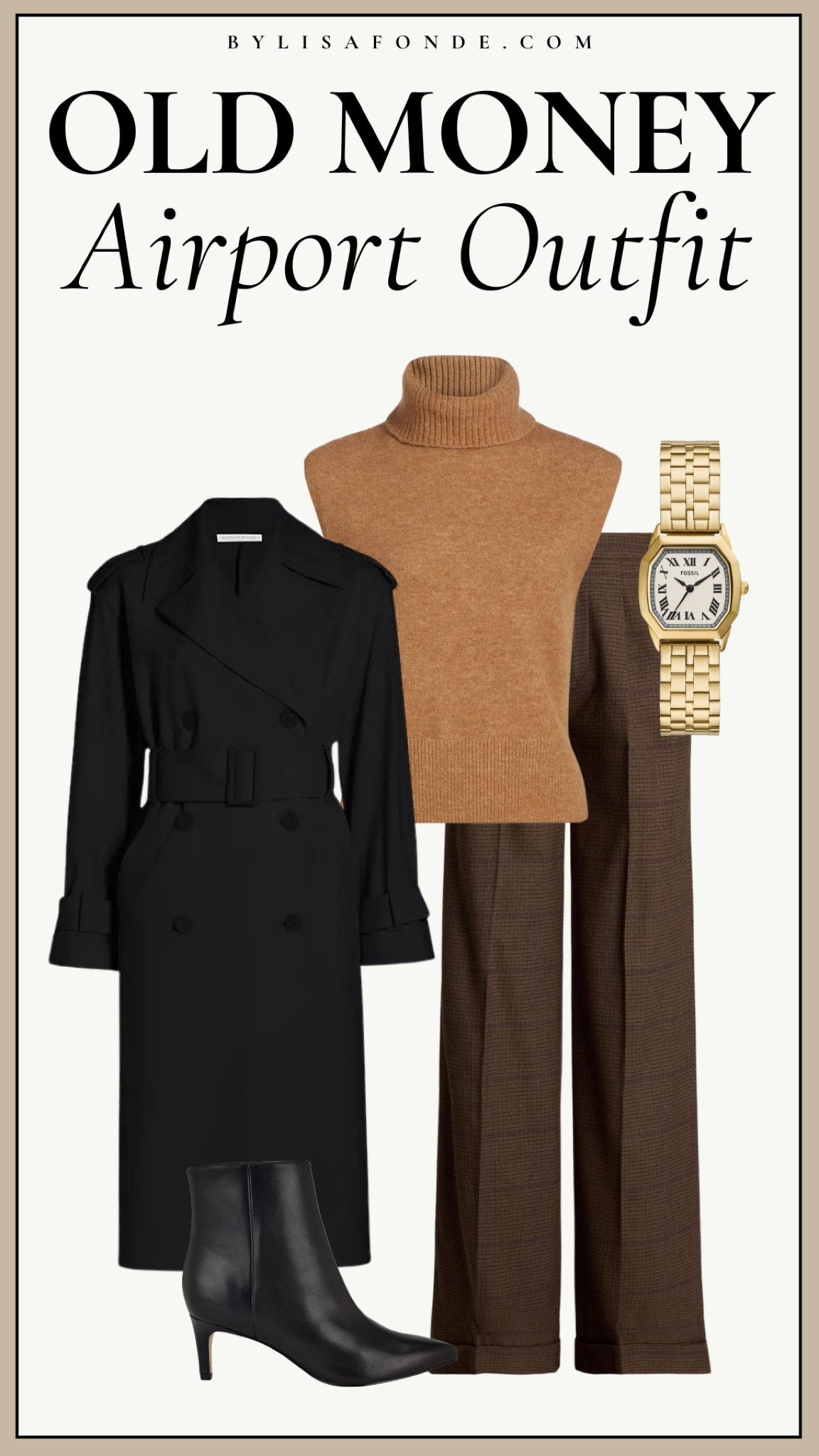 Old Money Airport Outfit 